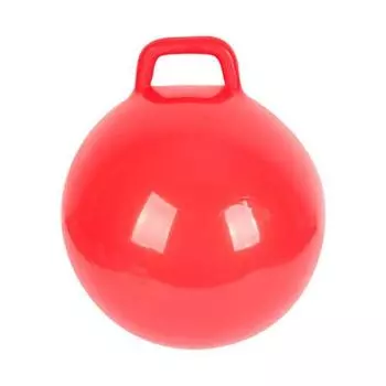 Детский надувной мяч с ручкой, игрушка-попрыгун в виде лошадки, 45 см, мультяшный мяч-попрыгун, пляжные и бассейновые игрушки, забавные подарки для снятия стресса красный