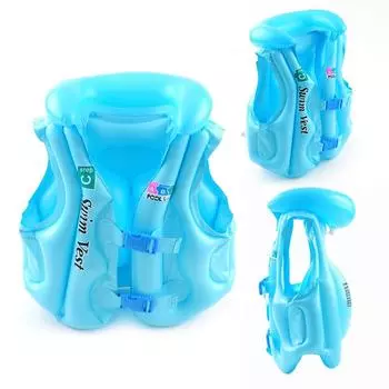 Детский надувной спасательный жилет Плавучесть Детский спасательный жилет Летний плавательный бассейн Вспомогательная защита