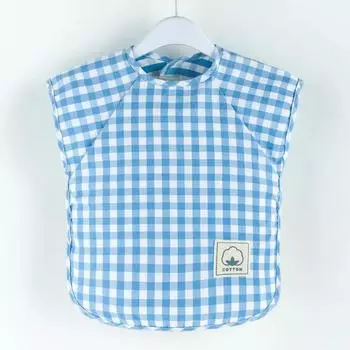 Детский нагрудник для еды, водонепроницаемый фартук без рукавов, комбинезон для еды, антигрязный, антигрязный, ручная работа по росписи глиной, рабочая одежда для девочек и мальчиков 90