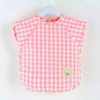 Детский нагрудник для еды, водонепроницаемый фартук без рукавов, комбинезон для еды, антигрязный, антигрязный, ручная работа по росписи глиной, рабочая одежда для девочек и мальчиков 90