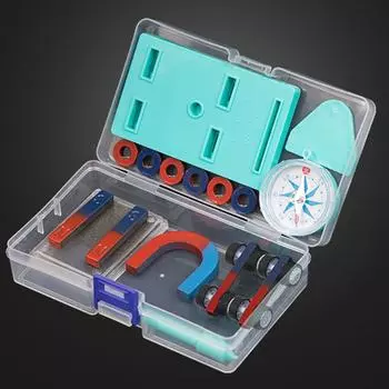 Детский научный бар, автомобильный комплект, магнит-подкова, инструменты для экспериментов one size