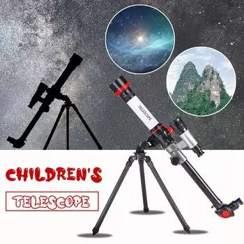 Детский научный образовательный астрономический телескоп, игрушки, мощный монокуляр