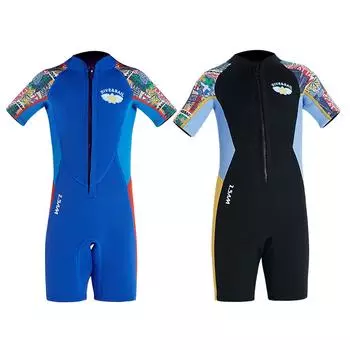 Детский неопреновый гидрокостюм, морозостойкий, теплый, с эластичной застежкой-молнией, уличные аксессуары XL