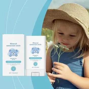 Детский нежный стик для ежедневного использования на открытом воздухе, увлажняющий, изоляционный, освежающий и осветляющий уход One Size