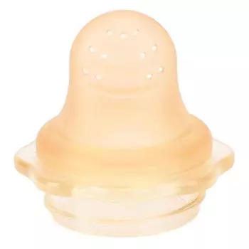 Детский ниблер для фруктов из пищевого жидкого силикона, легко моющийся, детский ниблер для фруктов L S(for 2-4kg)