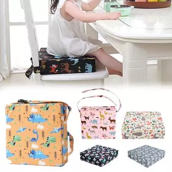 Детский обеденный стул, детский бустер, детский стульчик для кормления, съемная подушка сиденья серый