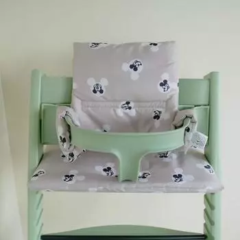 Детский обеденный стул Stokke: Новый стиль, антигрязеотталкивающая, утолщенная переносная съемная подушка со спинкой See Details