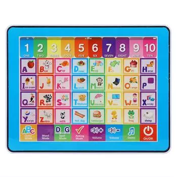 Детский обучающий планшет для детей, игрушка для раннего развития ребенка, для написания слов, музыки