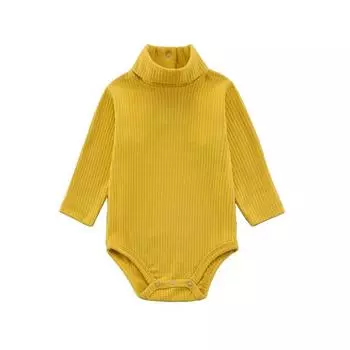 Детский осенне-зимний боди с длинным рукавом для новорожденных, цельный боди-треугольник для малышей 6M(68)