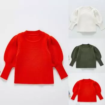 Детский осенне-зимний модный вязаный пуловер для девочек с длинными рукавами для мальчиков и девочек, свитер 80 зелёный