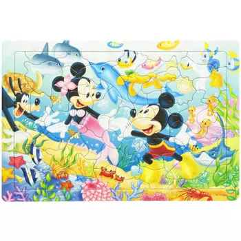 Детский пазл Disney «Давайте поиграем с рыбками!» из 60 деталей! [Детская головоломка]
