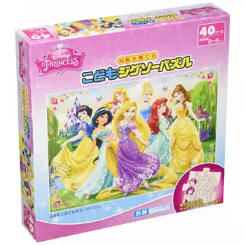 Детский пазл из 40 деталей Disney Princess Egao Outing [детский пазл]