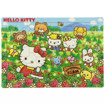 Детский пазл из 80 деталей Hello Kitty Loves Strawberries [Детский пазл]