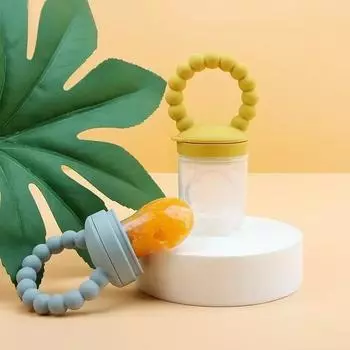 Детский пищевой силикагель, детские соски-пустышки, фруктовые кормушки, здоровый способ измельчения фруктов и овощей для детского питания, кормление 6M