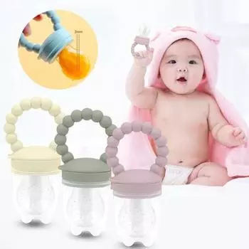 Детский пищевой силикагель, детские соски-пустышки, фруктовые кормушки, здоровый способ измельчения фруктов и овощей для детского питания, кормление 6M