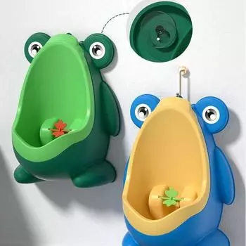 Детский писсуар Писсуар для мальчика Настенный писсуар Писсуар для мальчика Стоящий горшок Детский писсуар Приучение к туалету Воспитание зелёный