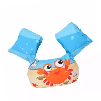 Детский плавательный круг из полиэстера и пены EPE с милым рисунком животных, спасательный жилет для плавания в бассейне