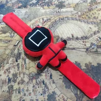 Детский плюшевый мультяшный браслет-пощечина, милый браслет для пары, подарок на день рождения One Size