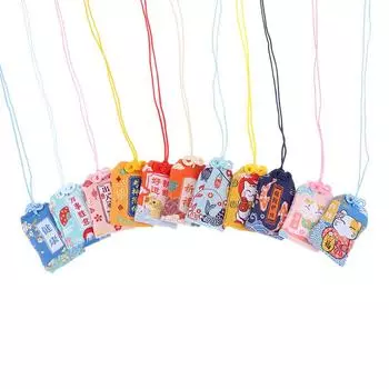 Детский подарочный кулон, классический японский молитвенный императорский амулет Омамори, удача, успех, бог богатства, маленькая сумка для благословения