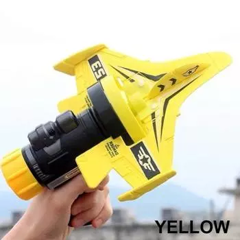 Детский подарок для мальчиков, новые ручные игрушки-самолеты, детская уличная пусковая установка, поворотный планер, катапульта, игрушки для самолетов жёлтый
