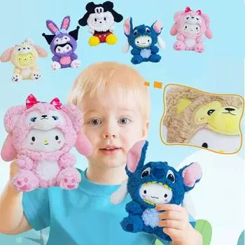 Детский подарок, плюшевая игрушка-кукла, милая плюшевая кукла, подарок на день рождения One Size