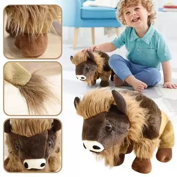 Детский подарок, плюшевая игрушка-кукла, милая плюшевая кукла, подарок на день рождения 25 коричневый