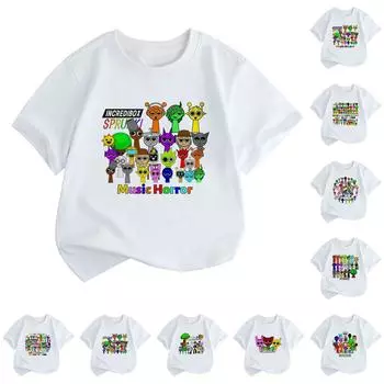 Детский повседневный топ с круглым вырезом и короткими рукавами 100 армия зеленый