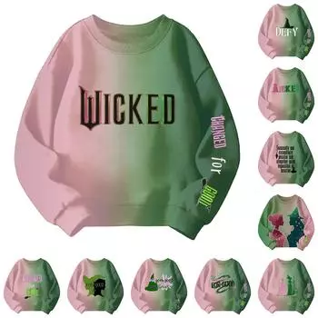 Детский повседневный топ с круглым вырезом и рукавами семь штук с рождественским принтом 100 армия зеленый