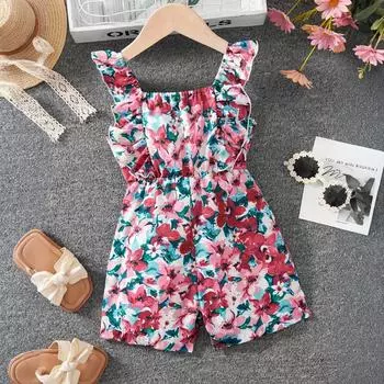 Детский повседневный западный модный комбинезон 2