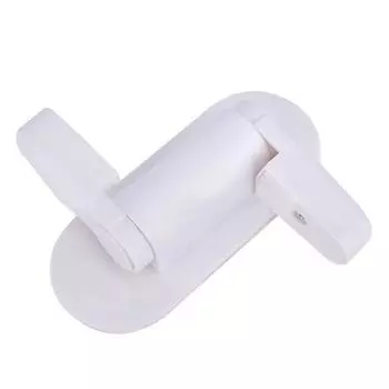 Детский предохранительный дверной замок с ручкой, Детский предохранительный замок от защемления, Защитный замок для ручки межкомнатной двери ящика 1PCS белый