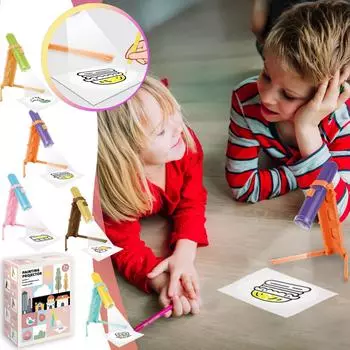 Детский проектор раннего образования, живопись, артефакт, обучение, мультяшный слайд, праздничная игрушка-вибрато, подарок разноцветный