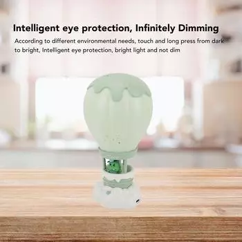 Детский проектор со звездами, ночник, 3 уровня, регулируемая яркость, симпатичный прикроватный светильник, декор для спальни с функцией памяти для вечеринки, Рождества, дня рождения, подарка, зеленого цвета