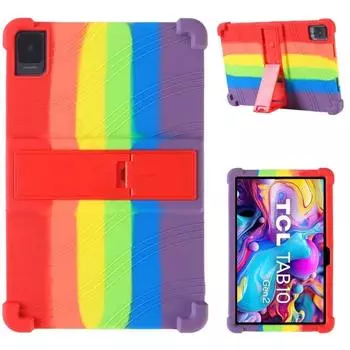 Детский противоударный силиконовый чехол для TCL Tab 10 2-го поколения 2023 10,36 дюйма, мягкий защитный чехол для планшета TCL 8496G Tab 10 Gen 2 8496G красный