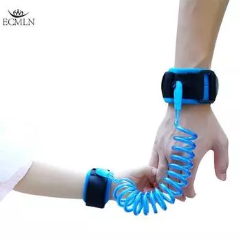 Детский ремень безопасности поводок анти-потерянный браслет ремешок тяговый трос малыш дети дети анти-потерянный ремень поводок ремешок на запястье 1.5M синий