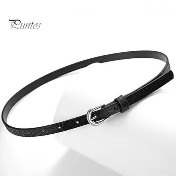 Детский ремень с несколькими отверстиями, регулируемая длина, пояс для джинсов, платье, искусственный кожаный ремень, украшенный пайетками, аксессуар синий