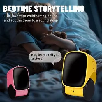 Детский робот с дистанционным управлением, игрушка со светодиодными глазами, рогами, автоматическая демонстрация, программируемый сенсорный образовательный интерактивный детский электрический 2,4 ГГц RC синий