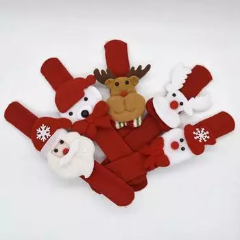 Детский рождественский браслет-кольцо на руку, милый модный рождественский подарок с украшением 22*3cm