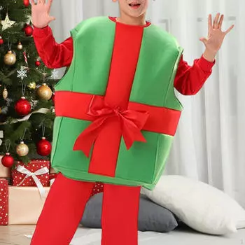 Детский рождественский костюм для тематических мероприятий и ролевых игр S