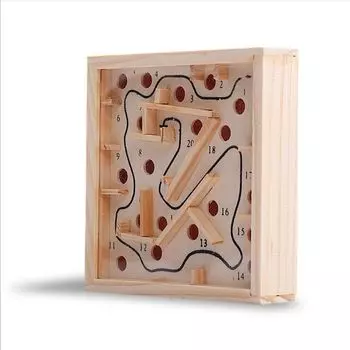 Детский рождественский подарок обучающая игрушка лабиринт настольная игра лабиринт игра-головоломка с мячом в лабиринте