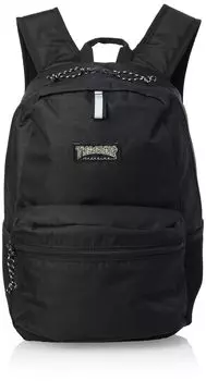 Детский рюкзак 16л Детский рюкзак A4 для хранения Leopard FR [Thrasher] (Водоотталкивающая отделка/подвесной карман) [ THR-290 / ] BKLE_Черный