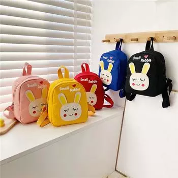 Детский рюкзак, детский школьный ранец, мультяшный кролик, рюкзаки, детские сумки