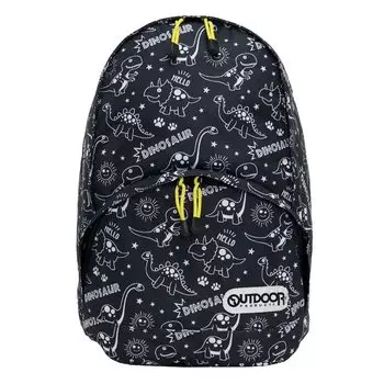 Детский рюкзак для мальчиков и девочек, подарок для младшей школы [товары для активного отдыха] (Стандартный/Динозавр черный) чёрный