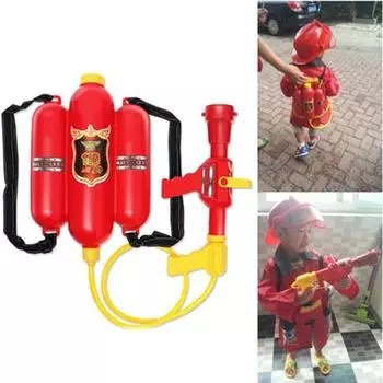 Детский набор пожарника с водным пистолетом