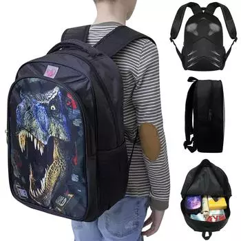 Детский рюкзак с динозавром, детский сад, рюкзак для начальной школы
