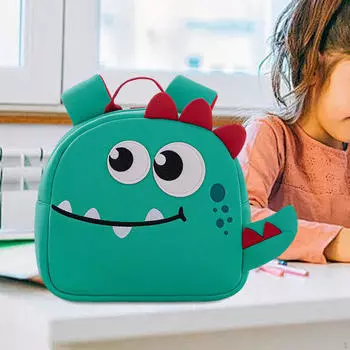Детский рюкзак с динозавром, сумка для дошкольников со светоотражающими полосками, устойчивый мягкий рюкзак для малышей