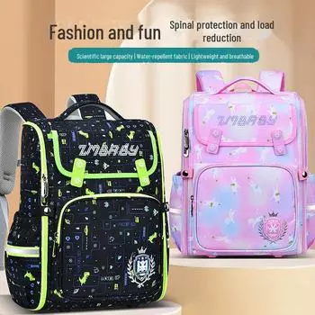 «Детский рюкзак с героями мультфильмов»: Цельный, большой вместимости, для мальчиков и девочек. Trumpet фиолетовый