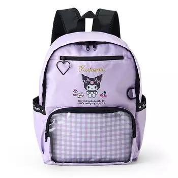 Детский рюкзак Sanrio L Kuromi Excursion с именным пространством 505960 Детский фиолетовый