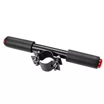 Детский руль электрического самоката, безопасный для детей поручень с подсветкой, совместимый с серией Ninebot G30 ES чёрный