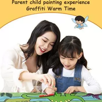 Детский рулон для рисования, липкая цветная бумага для заполнения, рулон для детей, рисование граффити, раскраска Y1C5 mix-30*300cm