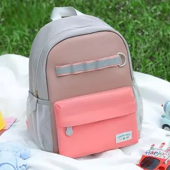 Детский сад рюкзак для девочек мальчиков учеников начальной школы первого класса супер легкий рюкзак для детей на открытом воздухе розовый